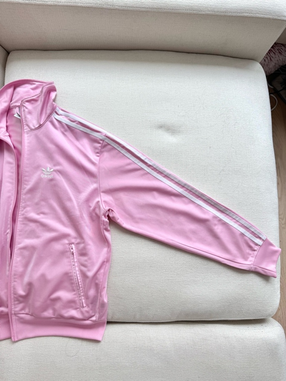 NWOT Adidas Loose Track Top — True Pink (XS) - Picture 8 of 9